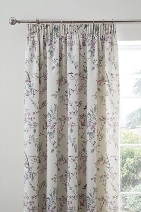 Dreams - draperier - JZMHR90900LZD - Design Jazmine Ett par plisségardiner med knytband Kinagrå 229 x 229 cm