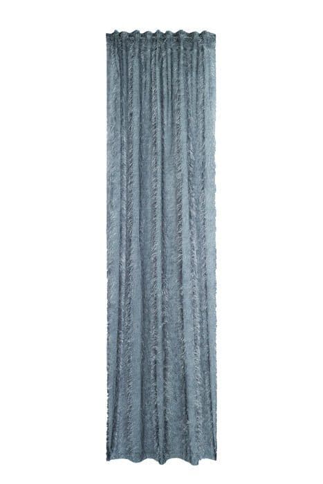 Gardin - dubbla gardiner Homing - 5081-12 - Gardin Silvergrå | Moderna fransar | Vardagsrum | Barnrum | 140 x 245 cm