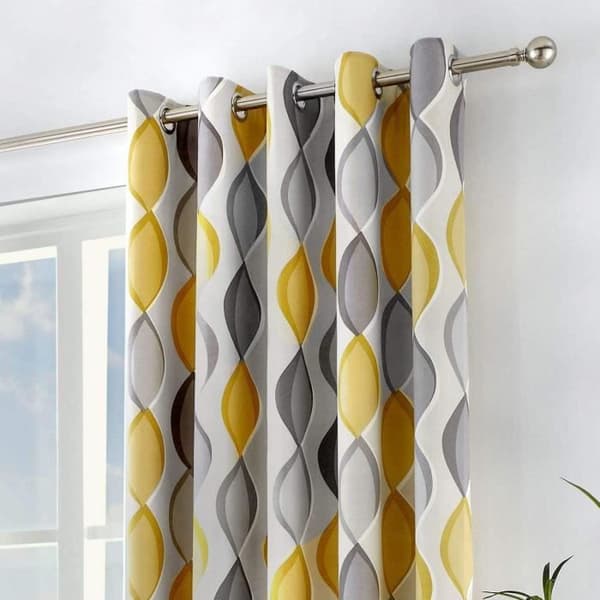 Gardiner - GARDINER Ring - Vertikal Ogee - Virvelmönster - Fodrat - 229cm x 229cm