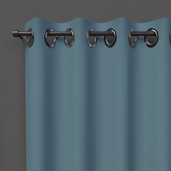 Öljegardin 135x180 cm BLACKOUT Celadon blå