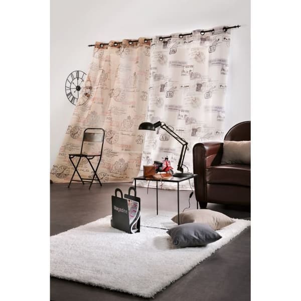 L'Usine Gardin 150x240 Tryckt Beige