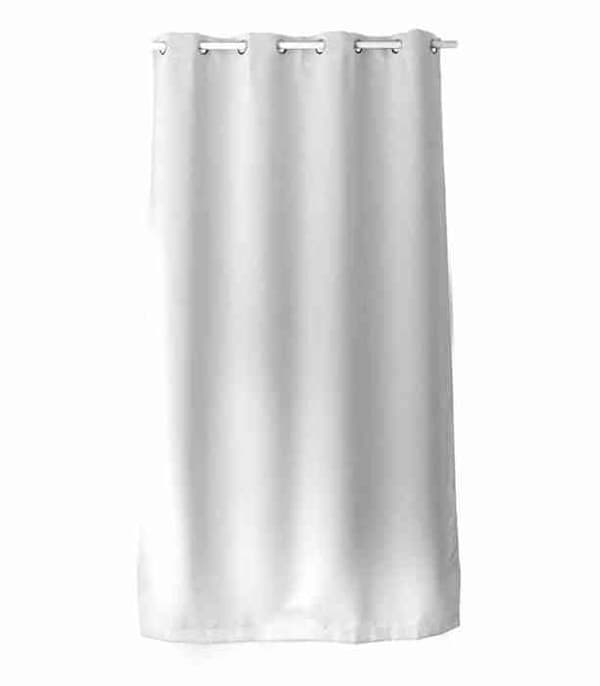 Mörkläggningsgardin - Vanlig - Vit - 140 x 240 cm - Öljetter - Polyester