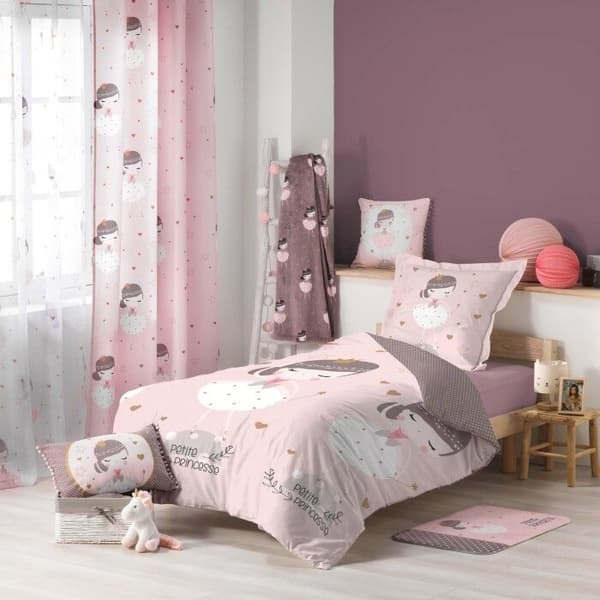 Rideau - Liten Prinsessa - 140x260 cm - Polyester - Öljett - Mörkläggande