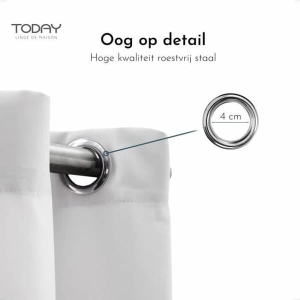 Gardin TODAY Essential Hvid 140 x 240 cm