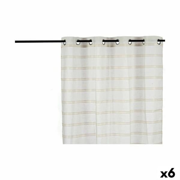 Verho Raidat Beige 140 x 0,1 x 260 cm (6 osaa)