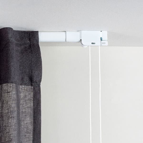 Curtain Rails Stor Planet Cintacor Jatkettavissa Vahvistettu Valkoinen 160-300 cm