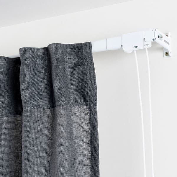Curtain Rails Stor Planet Cintacor Jatkettavissa Vahvistettu Valkoinen 160-300 cm