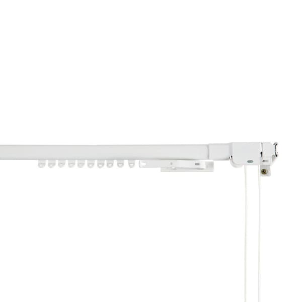 Curtain Rails Stor Planet Cintacor Jatkettavissa Vahvistettu Valkoinen 160-300 cm