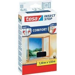 Myggnät - TESA - Insect Stop Comfort - 1,3 x 1,5 m - Självhäftande fäste - Grå