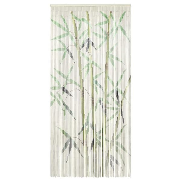 vidaXL Insektdør gardin bambusmønster 90x220 cm bambus