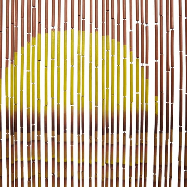 vidaXL Insektsdörrgardin palmtryck 100x220 cm bambu