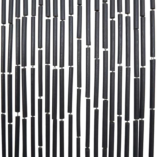 vidaXL Insektsdörrgardin mörkgrå 100x220 cm bambu