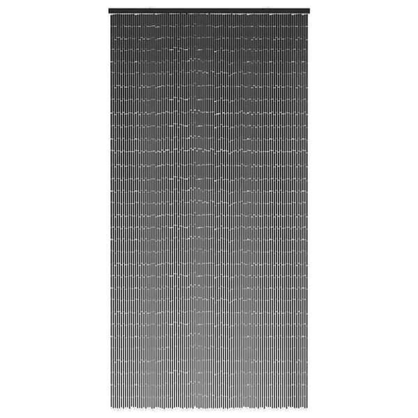 vidaXL Insektdør gardin mørkegrå 100x200 cm bambus