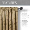 Miniatyrbild 3 av 4: Elrene Hemmode - 26865901535 - Mia Jacquard Scroll mörkläggningsgardin, 52" x 95" (1 panel), guld