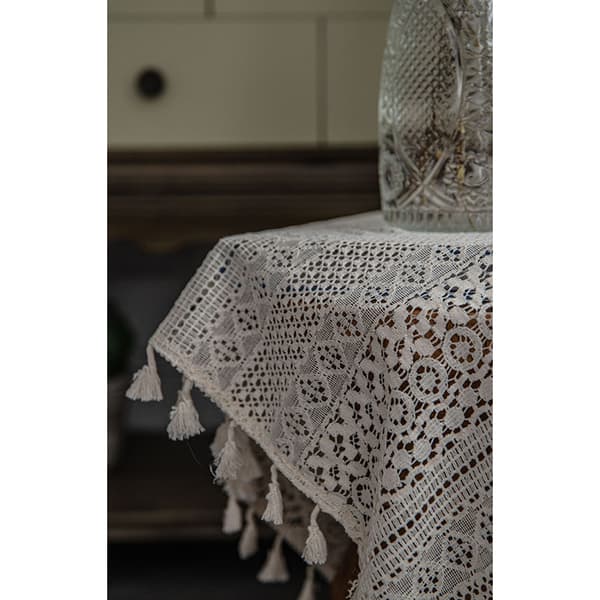 INF Macrame gardin tiebacks, bomuldsreb gardin holdbacks