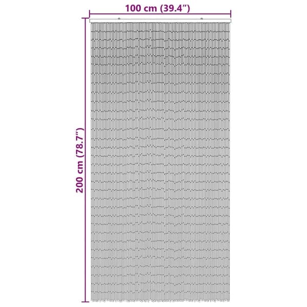 vidaXL Hyönteisoviverho Bambuprintti 100x200 cm Bambu