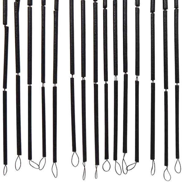 vidaXL Hyönteisoviverho Palmukuvio 100x200 cm Bambu