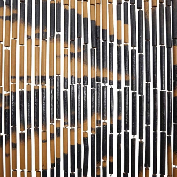 vidaXL Hyönteisoviverho Palmukuvio 100x200 cm Bambu