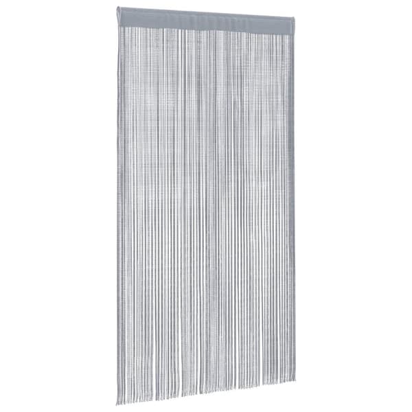 vidaXL Stränggardiner 2 st ljusgrå 140x250 cm