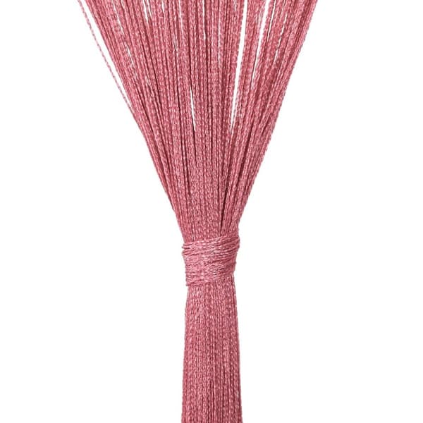 vidaXL String-verhot 2 kpl pinkki 140x250 cm