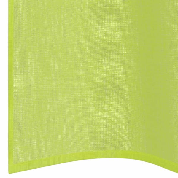 vidaXL Voileeverhot läpiviennillä 2 kpl omenanvihreä 140x300 cm