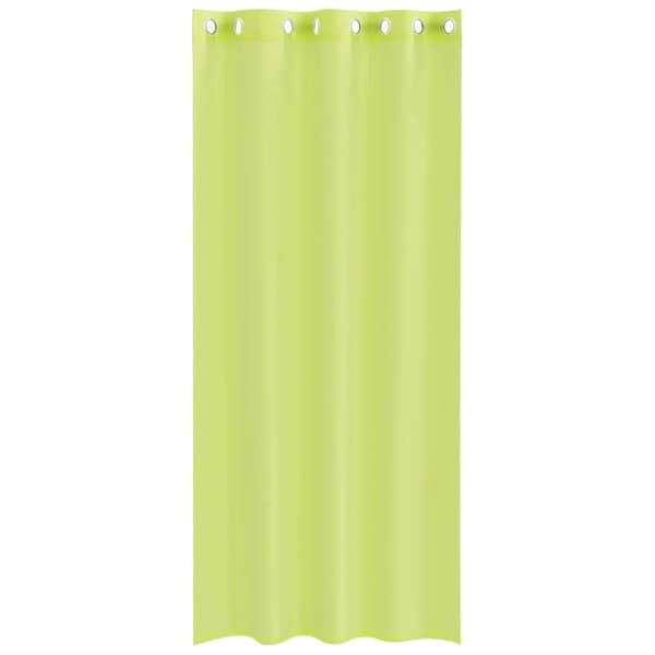 vidaXL Voilegardiner med grommets 2 stk eplegrønn 140x225 cm