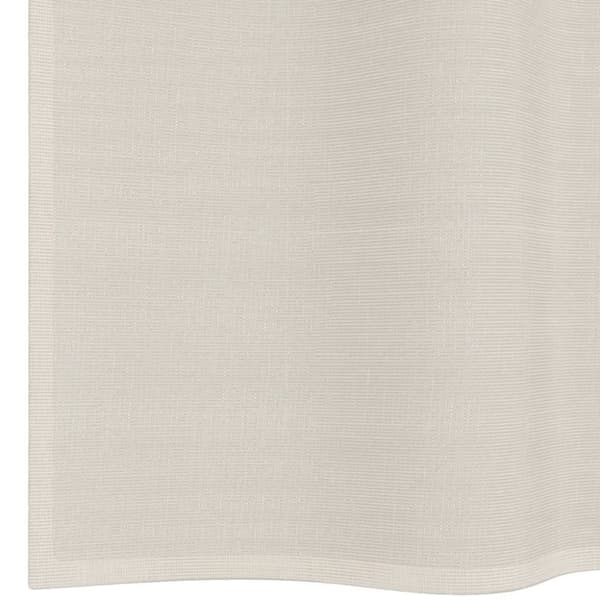 vidaXL voile-gardiner med øskner 2 stk. 140x175 cm cremefarvet