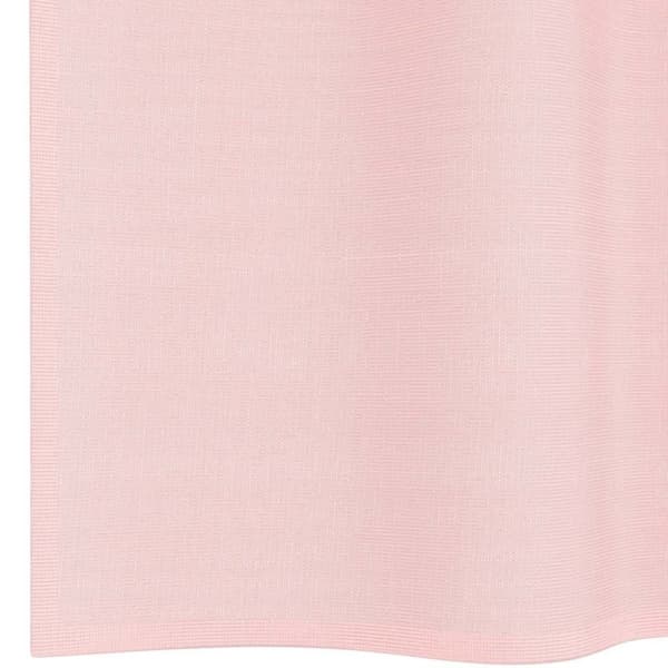 vidaXL voile-gardiner med øskner 2 stk. 140x300 cm lyserød