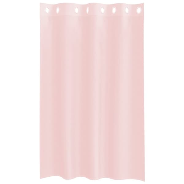 vidaXL Voileeverhot läpiviennillä 2 kpl vaaleanpunainen 140x175 cm