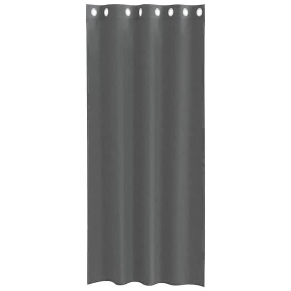 vidaXL Voileeverhot läpiviennillä 2 kpl tummanharmaa 140x245 cm