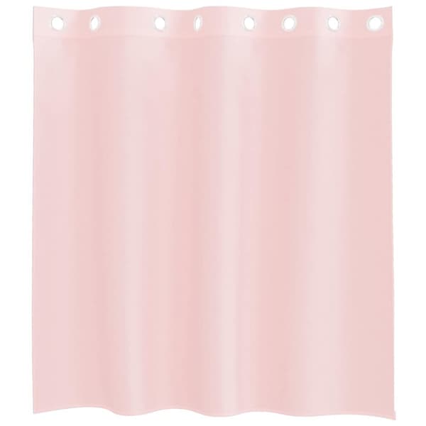 vidaXL voile-gardiner med øskner 2 stk. 140x140 cm lyserød