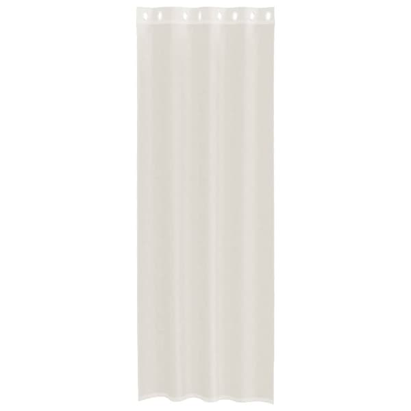 vidaXL Voileeverhot läpiviennillä 2 kpl kerma 140x300 cm