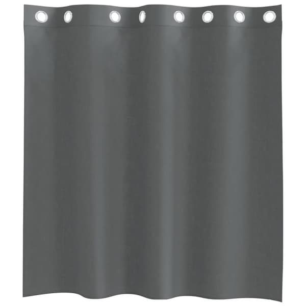 vidaXL Voilegardiner med grommets 2 stk mørkegrå 140x140 cm