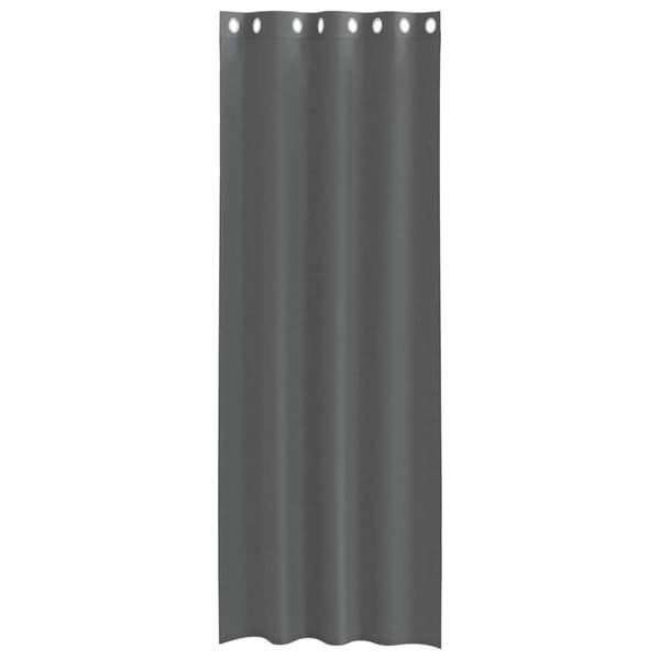 vidaXL Voilegardiner med grommets 2 stk mørkegrå 140x300 cm