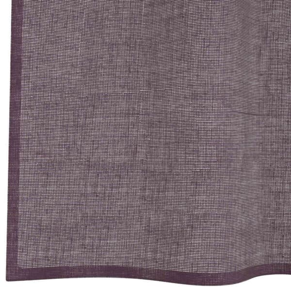 vidaXL voile-gardiner med øskner 2 stk. 140x260 cm lilla
