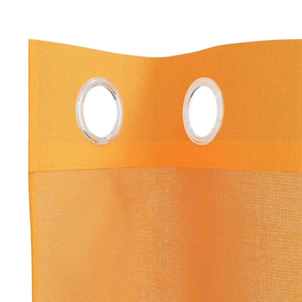 vidaXL voile-gardiner med øskner 2 stk. 140x260 cm orange