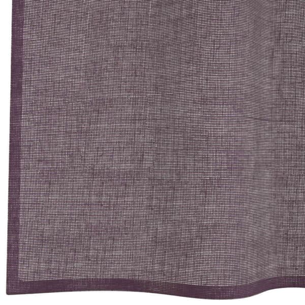 vidaXL voile-gardiner med øskner 2 stk. 140x175 cm lilla