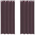 Miniatyrbilde 1 av 2: vidaXL Voilegardiner med grommets 2 stk lilla 140x225 cm