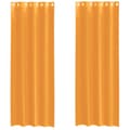 Miniatyrbilde 1 av 2: vidaXL Voilegardiner med grommets 2 stk oransje 140x260 cm