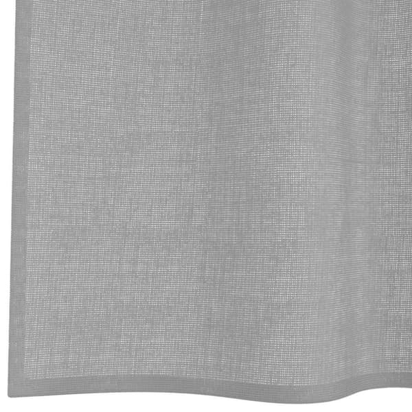 vidaXL Voilegardiner med grommets 2 stk lysegrå 140x225 cm