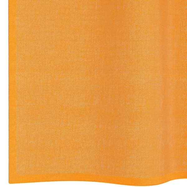 vidaXL voile-gardiner med øskner 2 stk. 140x140 cm orange