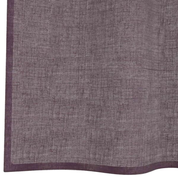 vidaXL voile-gardiner med øskner 2 stk. 140x245 cm lilla