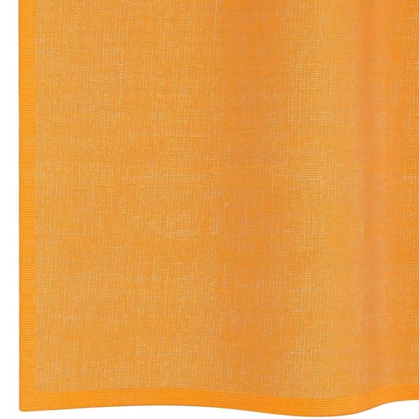 vidaXL voile-gardiner med øskner 2 stk. 140x225 cm orange
