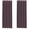 Miniatyrbilde 1 av 2: vidaXL Voilegardiner med grommets 2 stk lilla 140x260 cm