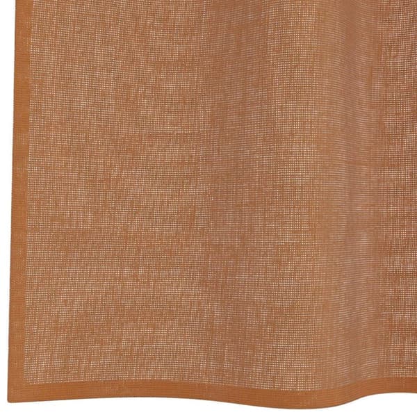 vidaXL Voile gardiner med genomföringar 2 st terrakotta