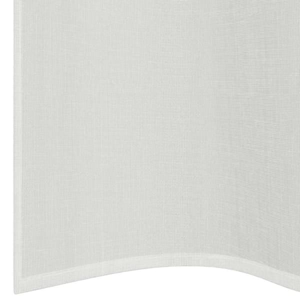 vidaXL voile-gardiner med øskner 2 stk. hvid