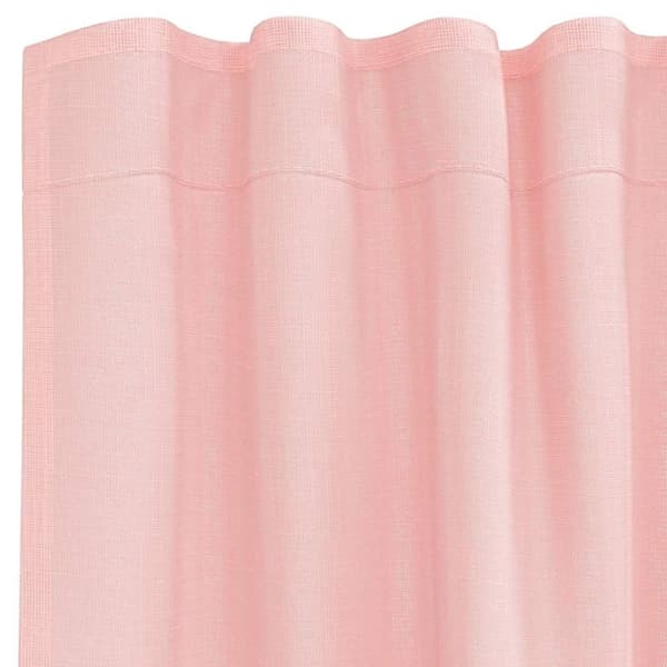 vidaXL Voileeverhot tangotaskuilla 2 kpl pinkki