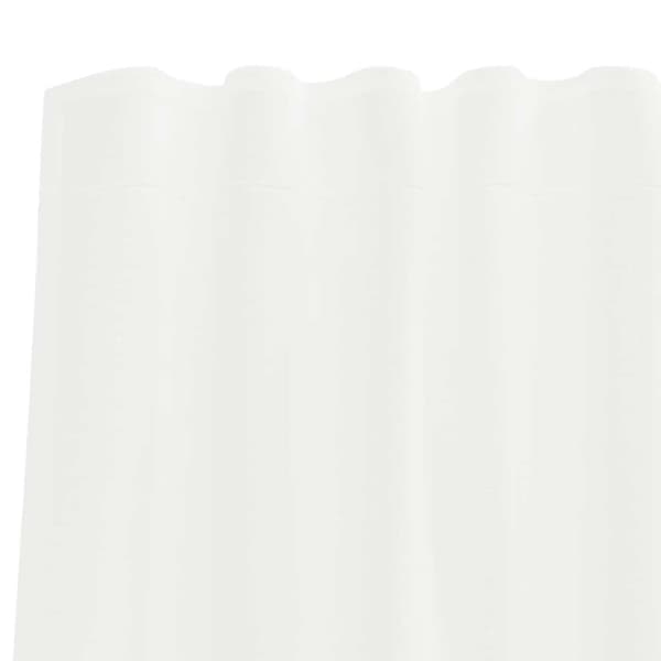 vidaXL Voile gardiner med stångfickor 2 st vit