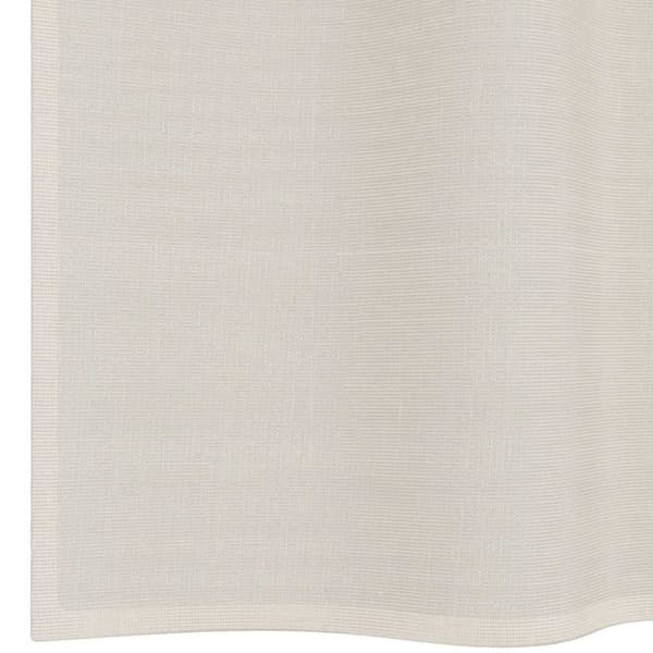 vidaXL voile-gardiner med fane i toppen 2 stk. cremefarvet