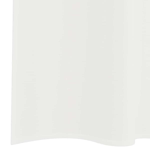 vidaXL voile-gardiner med stanglommer 2 stk hvid